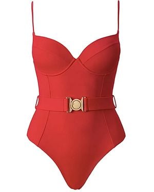 SOFIA ERHAN Belted Underwired Swimsuit