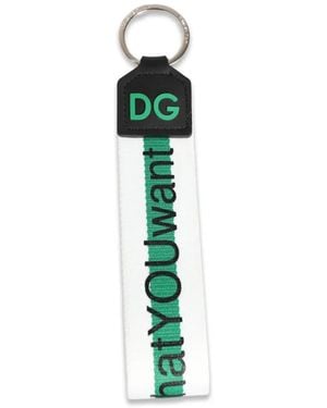 Dolce & Gabbana Dg Logo Keychain - Green
