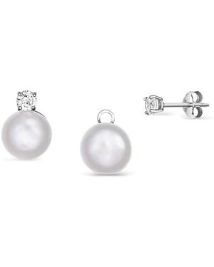 Elle Macpherson Pearl Embellishment Earrings - White