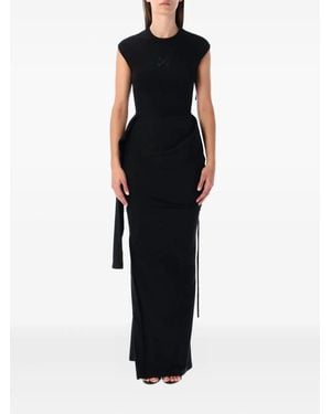 OTTOLINGER Tie-Detail Maxi Dress - Black