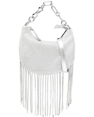 Twinset Fringed Mini Bag - White