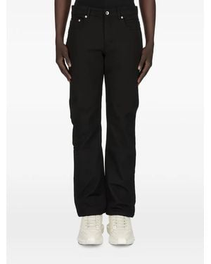 Rick Owens Fog Cut Jeans - Black