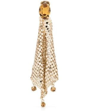 Rabanne Gedrapeerde Oorclips - Metallic