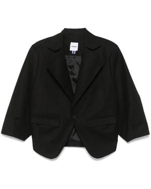 Adererror Single-Breasted Blazer - Black