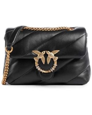 Pinko Mini Love Bag Puff Crossbody Bag - Black