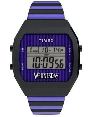 Timex X Wednesday T80 36mm - Blau