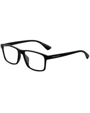 ARMANI EXCHANGE Rectangle-Frame Glasses - Black