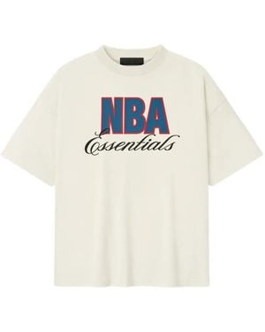Fear Of God Nba Logo-Print T-Shirt - White