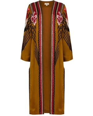 Temperley London Romina Jas Met Borduurwerk - Bruin