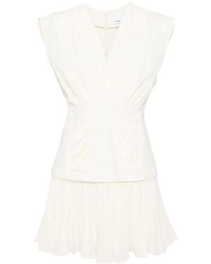 Acler Seabrook Mini Dress - White