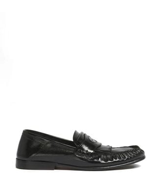 Marni Loafer Mit Fransen - Schwarz