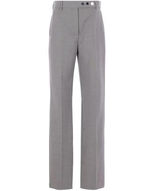 Sportmax Pantalones con detalle de botones - Gris