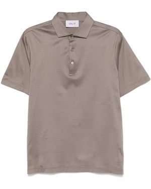D4.0 Cotton Polo Shirt - Gray