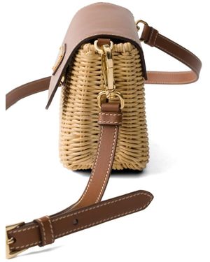 Prada ターンロック ショルダーバッグ S ブラック | Lyst