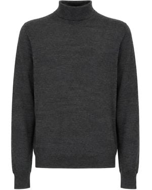 Tom Ford Roll-Neck Knitted Jumper - Black