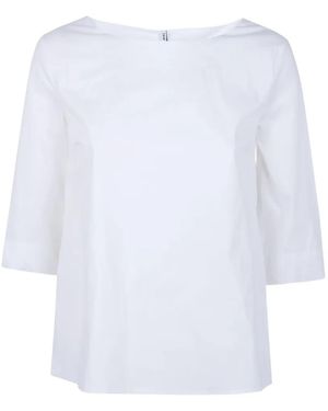 Liviana Conti Boat-Neck T-Shirt - White