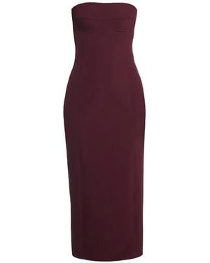 Axel 113 Margot Strapless Midi Dress - Purple