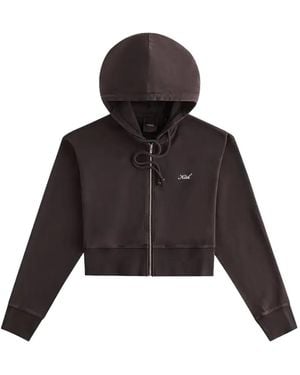 Kith Fallon Zipped Hoodie - Brown