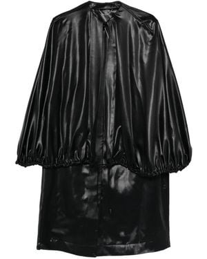 TOTEME Abrigo De Noche Con Capa Removible - Negro