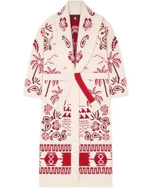 Alanui Manteau À Motif Palmier - Red