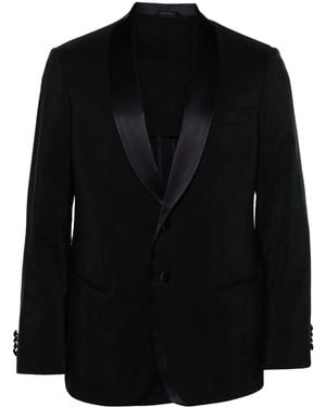 Giorgio Armani Soho Tuxedo Jacket - Black