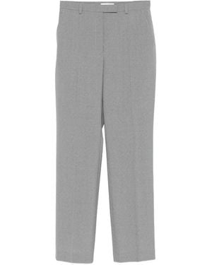 Jil Sander Pressed-Crease Tailored Trousers - Grey