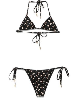 Marine Serre Bikini - Weiß