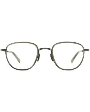 Mr. Leight Lunettes De Vue Griffith Ii C À Monture Carrée - Gris