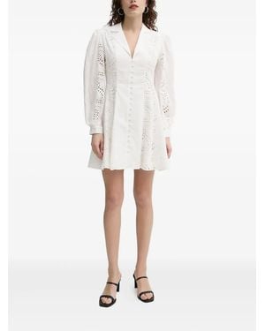 Isabelle Blanche Cotton Midi Dress - White