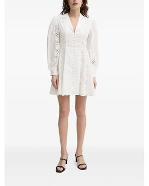 Isabelle Blanche Cotton Midi Dress - White