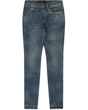 Purple Brand Indigo Perforated Denim "indigo" - Blue