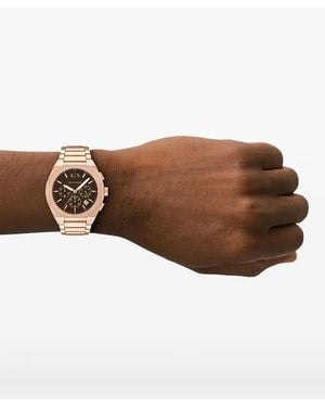 ARMANI EXCHANGE Stainless Steel 42Mm - Brown