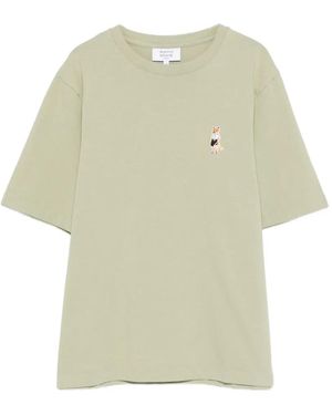 Maison Kitsuné Chest-Patch T-Shirt - White