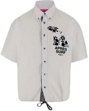 APRÈS SURF Klassisches Hemd - Weiß