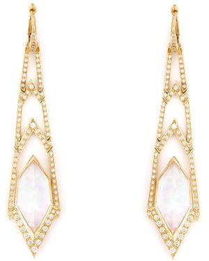 Stephen Webster Lange Crystal Haze Ohrringe Mit Diamanten - Mettallic