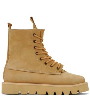 Clear Weather Wampa Deux Lace-Up Boots - Natural