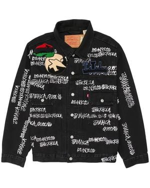 DENIM TEARS Chaqueta vaquera TTL de x Stussy x Our Legacy - Negro