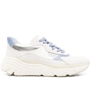 Geox Diamanta Paneled Sneakers - White