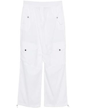 Circus Hotel Button-Dertails Pants - White