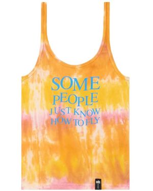 Palm Angels X Hï Ibiza Capsule Tie-Dye Tank Top - Orange