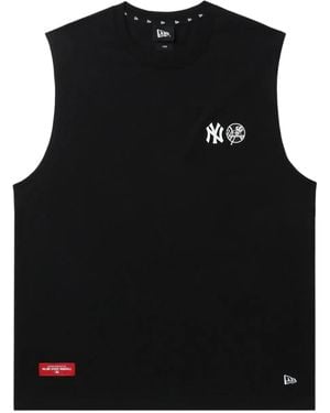KTZ Sleeveless Logo-Detail Vest - Black