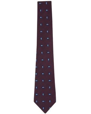 ZEGNA Paisley Tie - Purple