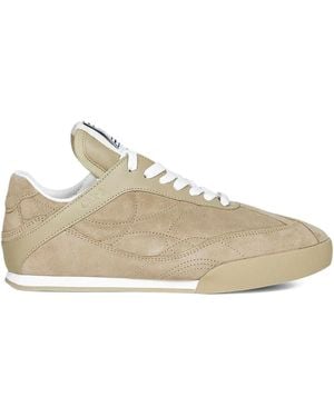 Chloé Kick Suède Sneakers - Naturel