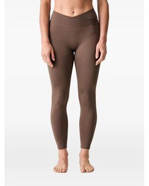 adidas Studio Crossover Leggings - Brown