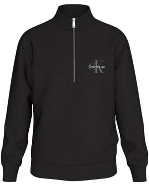 Calvin Klein Jersey Con Logo Estampado - Negro