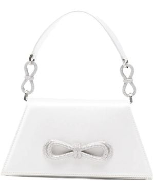 Mach & Mach Medium Samantha Tote Bag - White