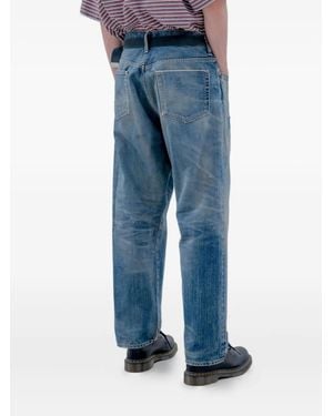 Sophnet Distressed Light-Wash Jeans - Blue