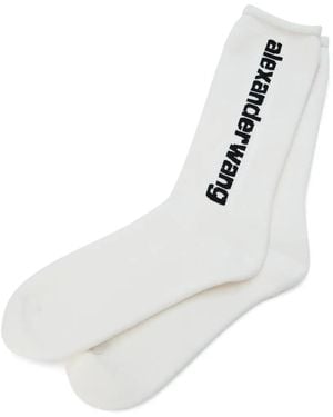 Alexander Wang Terry Socks - White