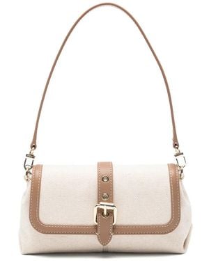 Maje Bolso De Hombro Con Detalle De Hebilla - Neutro