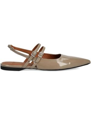 Vagabond Shoemakers Hermine Pointed-Toe Ballet Flats - Brown